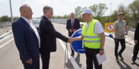 В Почепе открыли движение по новому мосту через реку Судость - Новый Путь