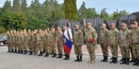 Бойцы отряда «БАРС — Брянск» почтили память воинов-освободителей на Партизанской поляне - Новый Путь